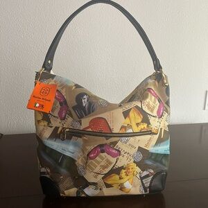 Multicolor Printed Women's Bag